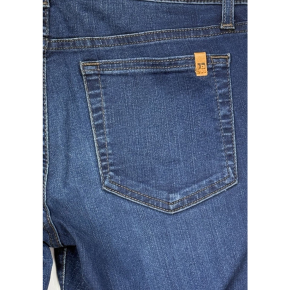Joe's Skinny Ankle Jeans 29 Frayed Hem Dark Wash Blue Denim Stretch Mid Rise - Picture 4 of 6